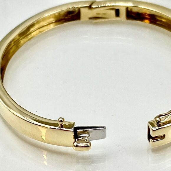 14k Gold Solid Hinged Bangle, brand new - Picture 9 of 12
